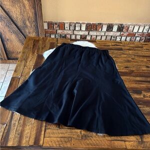 Chico's Classic Black A-Line Skirt